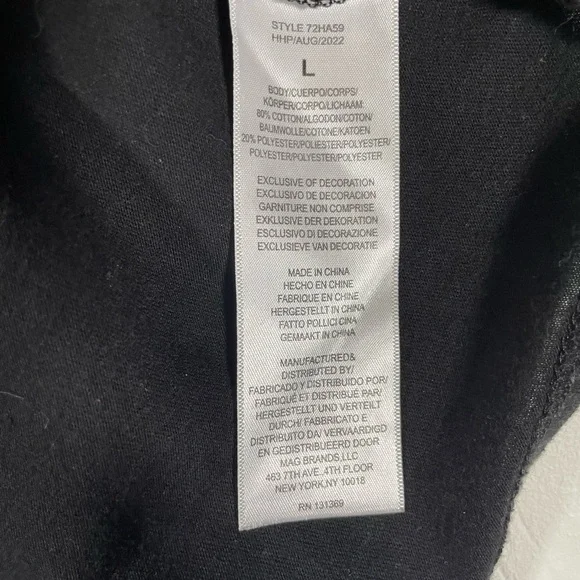 Fila Black Short Sleeve Tee with Logo - Picture 8 of 9